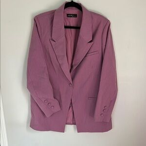 Purple Blazer with Subtle Sparkle size XL
